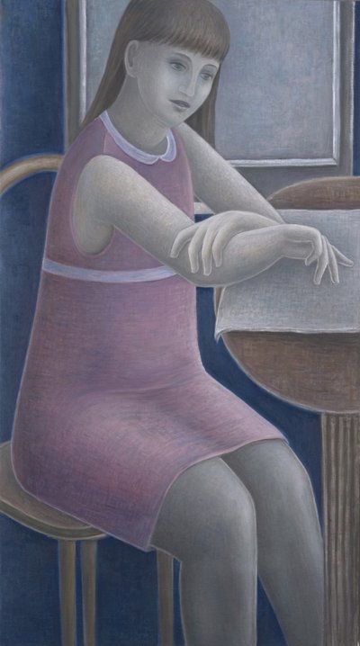 Young Girl Reading, 2008 by Ruth Addinall